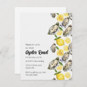 Oyster-Roast-Einladung Ankündigung (Vorne/Hinten)