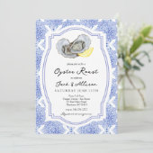 Oyster Roast Einladung Oyster Roastpaar Dusche (Stehend Vorderseite)