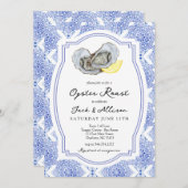 Oyster Roast Einladung Oyster Roastpaar Dusche (Vorne/Hinten)