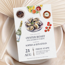 Oyster Roast Elegante Coastal Engagement Party