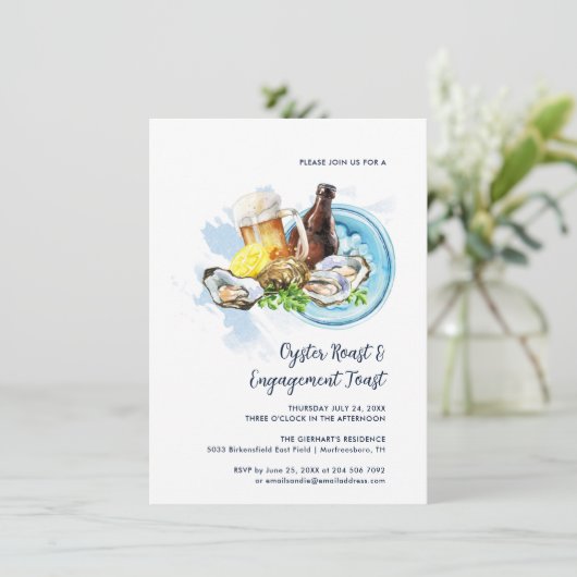 Oyster Roast Engagement Party (Stehend Vorderseite)
