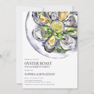 Oyster Roast Engagement Party Einladung