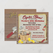 Oyster Roast Party Einladungen (Vorne/Hinten)