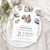 Oyster Roast Summer Seafood Bake Cookie Einladung
