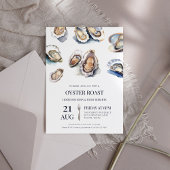 Oyster Roast Summer Seafood Bake Cookie Einladung