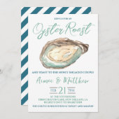 Oyster Roast Verlobung Einladung (Vorne/Hinten)