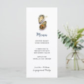 Oyster Seafood Party Menu Card Menükarte (Stehend Vorderseite)