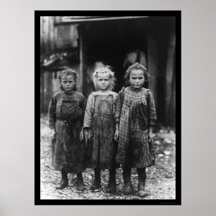 Oyster Shucker Girls 1910 Poster