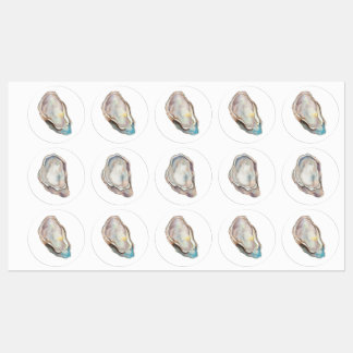 OYSTER STICKERS ETIKETTEN