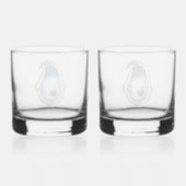 Oyster Whiskey Glass - 2 Set Whiskyglas (Rückseite)