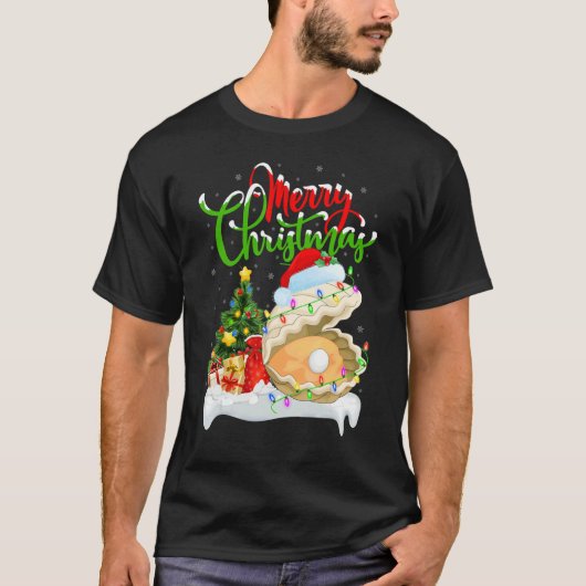 Oyster   Xmas Decorations Santa Oyster Christmas T-Shirt (Vorderseite)