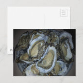 Oysters an der Golfküste Postkarte (Vorne/Hinten)