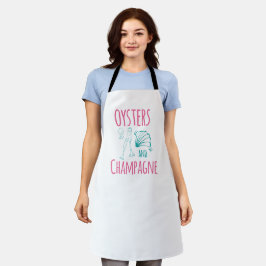 Oysters & Champagne All-Over Print Apron Schürze