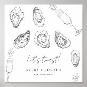 Oysters Napkins Poster (Vorne)