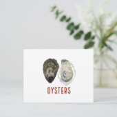 OYSTERS POSTKARTE (Stehend Vorderseite)
