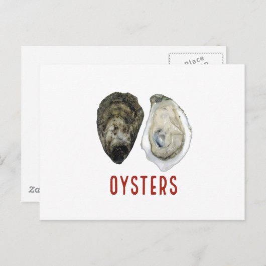 OYSTERS POSTKARTE (Vorne/Hinten)