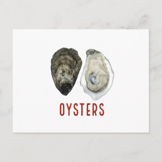 OYSTERS POSTKARTE (Vorderseite)