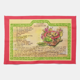 Oysters Rockefeller Rezept Geschirrtuch