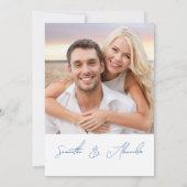 Oysters Wedding Probe Dinner Welcome Party Einladung (Rückseite)