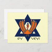 OyVey Turkey Postcard Postkarte (Vorne/Hinten)