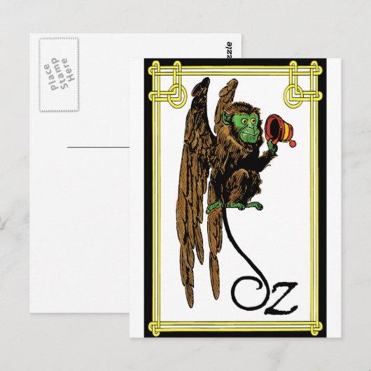 Oz - Affengeschäft Postkarte (Vorne/Hinten)