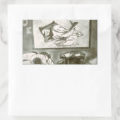 OZ DOROTHY IM TWISTER RECHTECKIGER AUFKLEBER (Tasche)