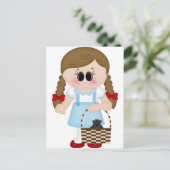 oz dorothy und toto postkarte (Stehend Vorderseite)