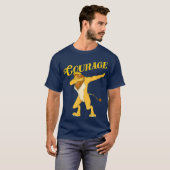 OZ feige Dabbing Löwe Courage ArtWizard of T-Shirt (Vorne ganz)