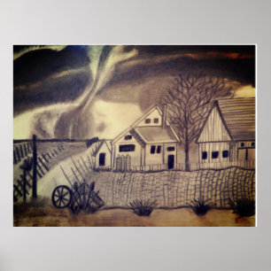 OZ-GALE-FARM-Plakat Poster