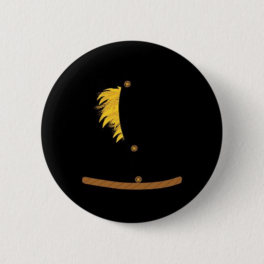Oz Halloween Scarecrow Kostüm Kunst-Spaß Zauberer Button (Vorderseite)