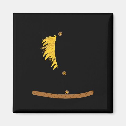 OZ Halloween Scarecrow Kostüm Kunst-Spaß-Zauberer Magnet (Vorne)