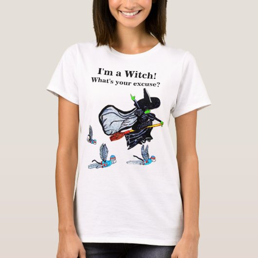 OZ I AM WITCH Witz tee (Vorderseite)