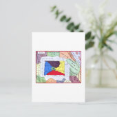 Oz-Karte Postkarte (Stehend Vorderseite)