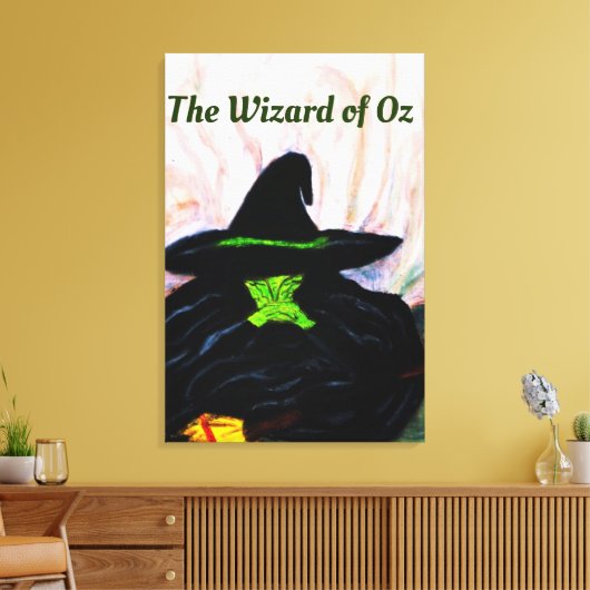 OZ MELTING WITCH LEINWANDDRUCK (Insitu (Wohnzimmer))