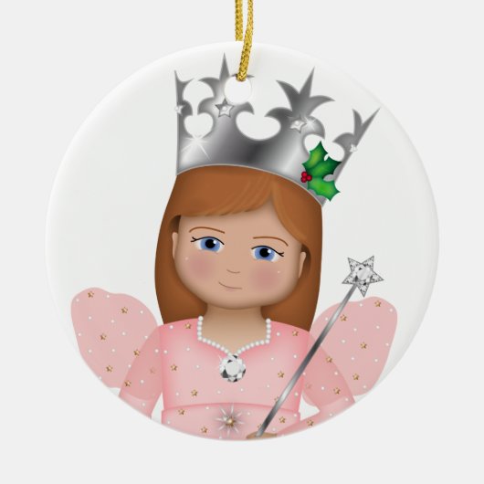 Oz Merry Christmas Glinda Die Gute Hexe Keramik Ornament (Vorne)
