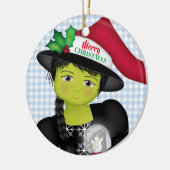 Oz Merry Christmas Wicked Hexenzitat Keramik Ornam Keramik Ornament (Links)