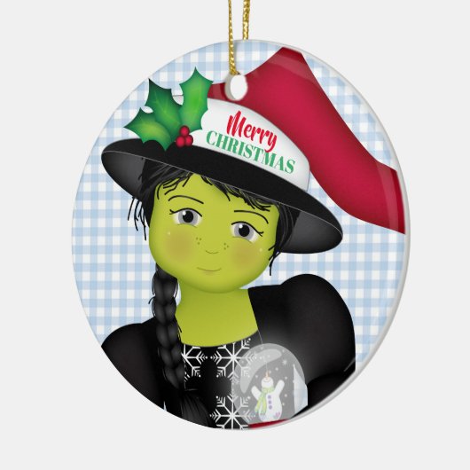 Oz Merry Christmas Wicked Hexenzitat Keramik Ornam Keramik Ornament (Links)