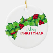 Oz Merry Christmas Wicked Hexenzitat Keramik Ornam Ornament (Hinten)