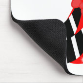 Oz rote Rubinschlupf auf Hexenmausettel Mousepad (Ecke)