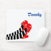 Oz rote Rubinschlupf auf Hexenmausettel Mousepad (Mit Mouse)