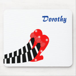 Oz rote Rubinschlupf auf Hexenmausettel Mousepad