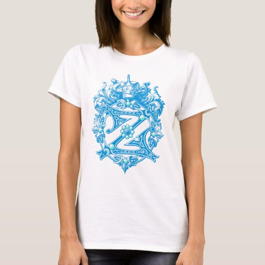 OZ Royalty Monogram mit Tin Woodman T-Shirt (Vorderseite)