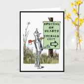 Oz - Tin Man Karte (Gelbe Blume)