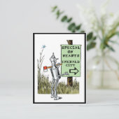 Oz - Tin Man Postkarte (Stehend Vorderseite)