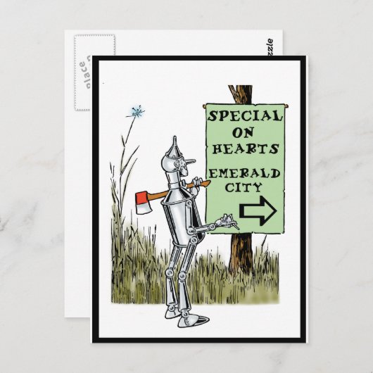 Oz - Tin Man Postkarte (Vorne/Hinten)