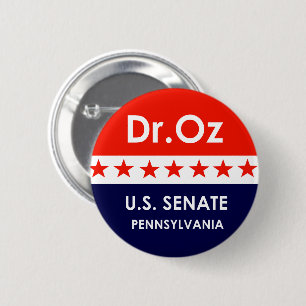 Oz US Senat Pennsylvania Button