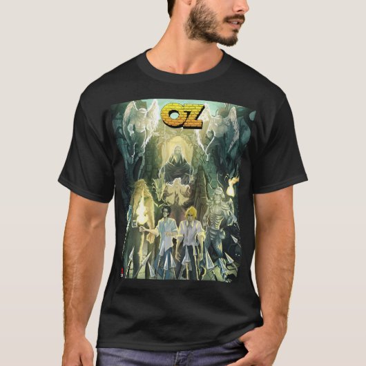 OZ V2 Design Herrenklassiker T - Shirt (Vorderseite)
