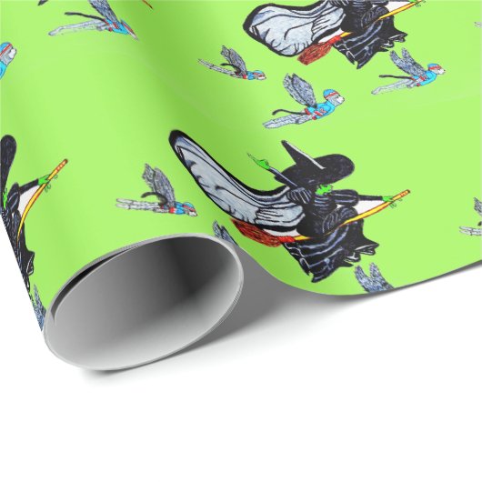 OZ, WENN SIE DENKEN, ICH BIN EIN SCHLECHTES WITCH- GESCHENKPAPIER (Rolleneckpunkt)