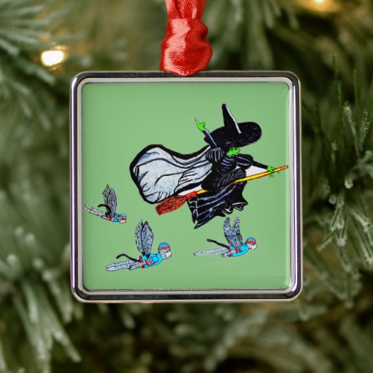 OZ WICKED WITCH ORNAMENT AUS METALL (Baum)