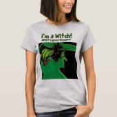 OZ WITCH WAS IST IHR POWER Witz-T T-Shirt (Vorderseite)